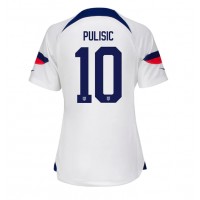 Förenta staterna Christian Pulisic #10 Hemmatröja Dam VM 2022 Kortärmad